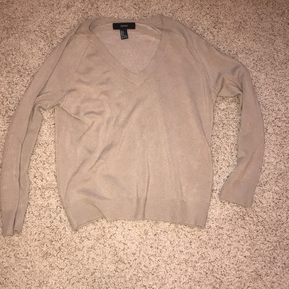 Tan sweater